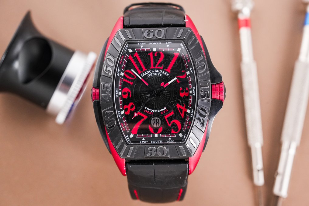 Franck Muller Conquistador GPG Grand Prix Black Red 8900 SC DT GPG TT NR ERG Herren 2011 heute auktion Catawiki