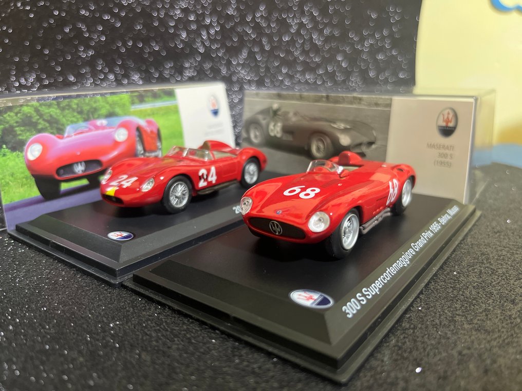 Maserati Race Collection Official 1:43 1:43 - Model car  (2) - Maserati 200//300S - YES//S Supercortemaggiore G.P. #2.1