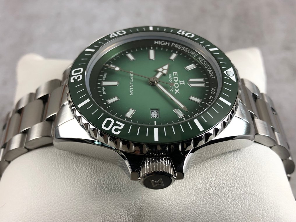 Edox - Skydiver Neptunian Automatic 1000M Diver - 80120-3VM-N-VDN1 - Mænd - 2020+  #3.2