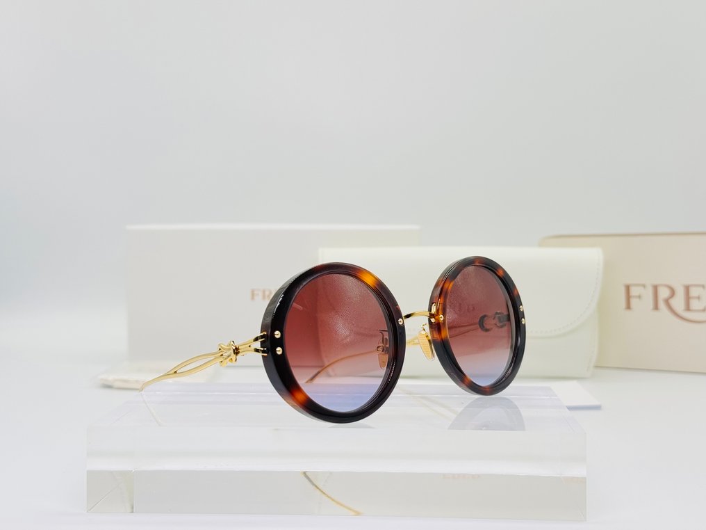 Other brand - Fred Tortoise Oval Zeiss Lenti 100% Autentiche - Óculos de sol Dior #1.0