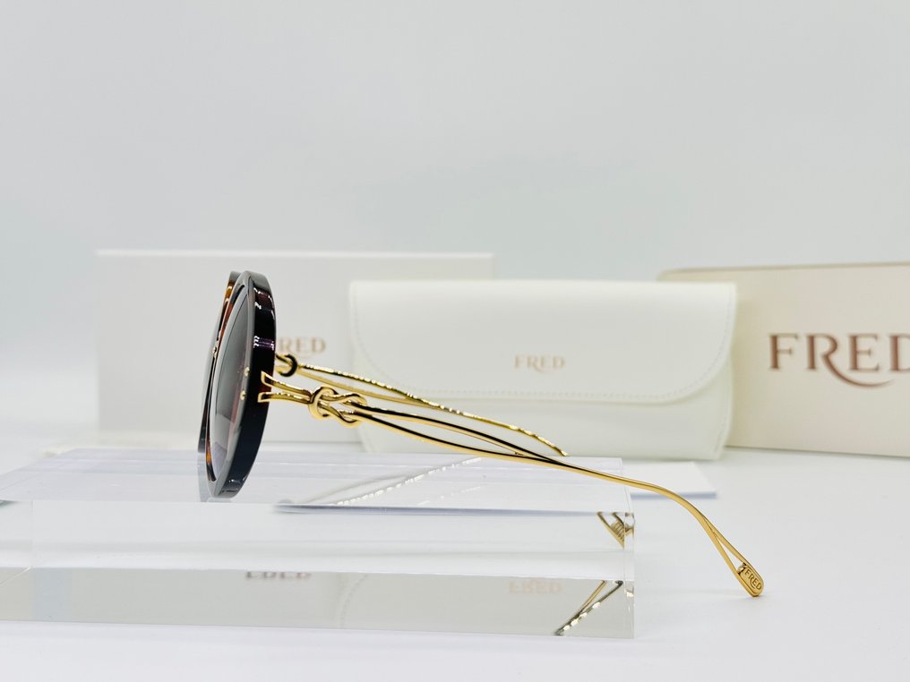 Other brand - Fred Tortoise Oval Zeiss Lenti 100% Autentiche - Óculos de sol Dior #4.3
