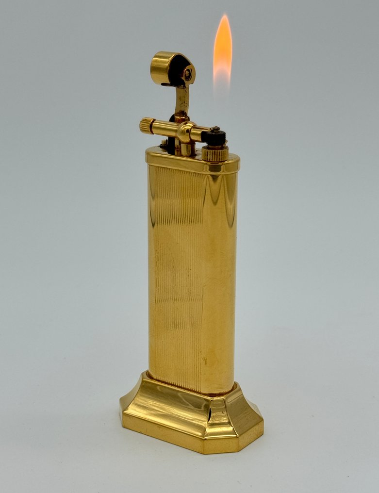 Dunhill - Unique gas XL Gold Plated 70's - Επιτραπέζιος αναπτήρας - Επιχρυσωμένο #1.0