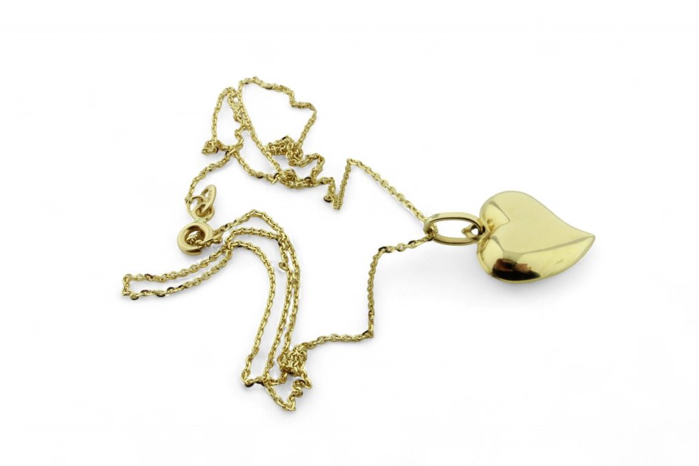 Colier cu pandantiv - 18 ct. Aur galben #3.2