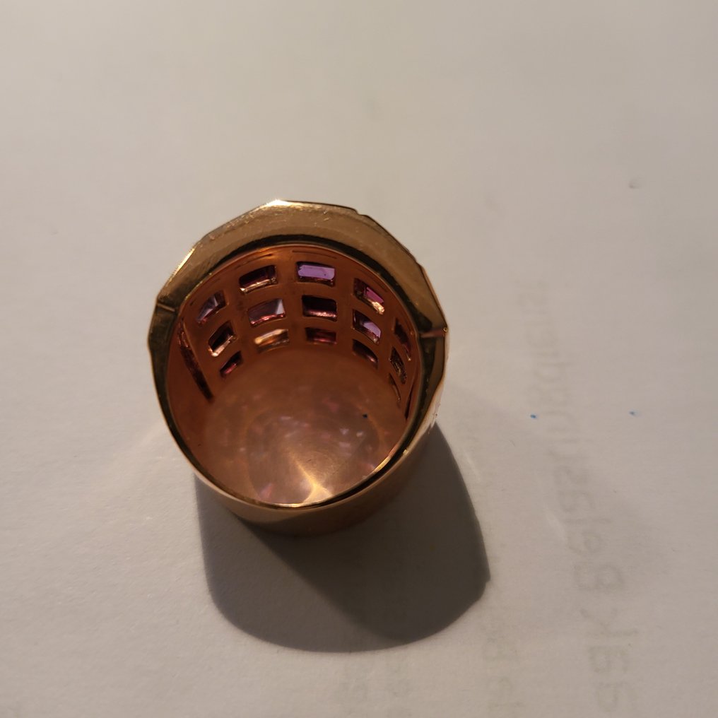 Fred - Δαχτυλίδι - 18 καράτια Ροζ χρυσό Αμέθυστος - Σχεδιάστε δαχτυλίδι Fred Moes. #4.3