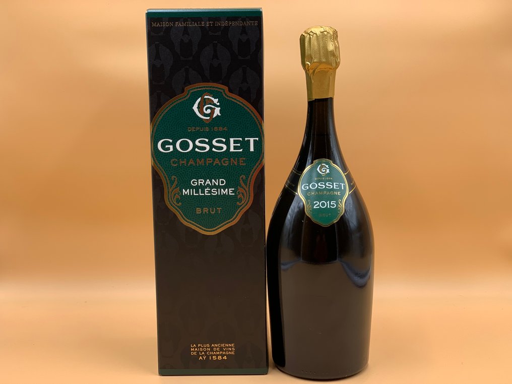 2015 Gosset, Grand Millésime Brut - Șampanie - 1 Magnum (1,5 L) #1.0