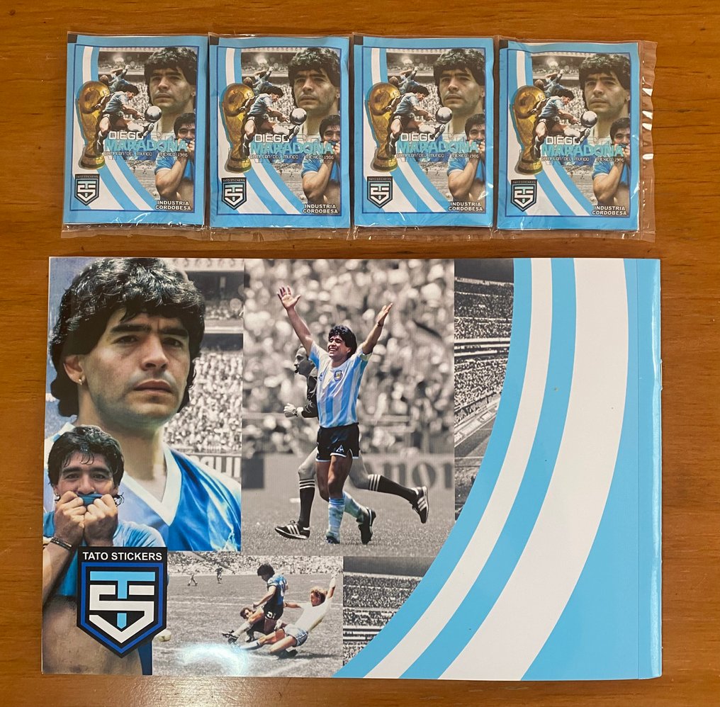 2020 马拉多纳 限量版, 初版, 未粘贴 - 1 Empty album + complete loose sticker set - 优秀（EX） #4.3
