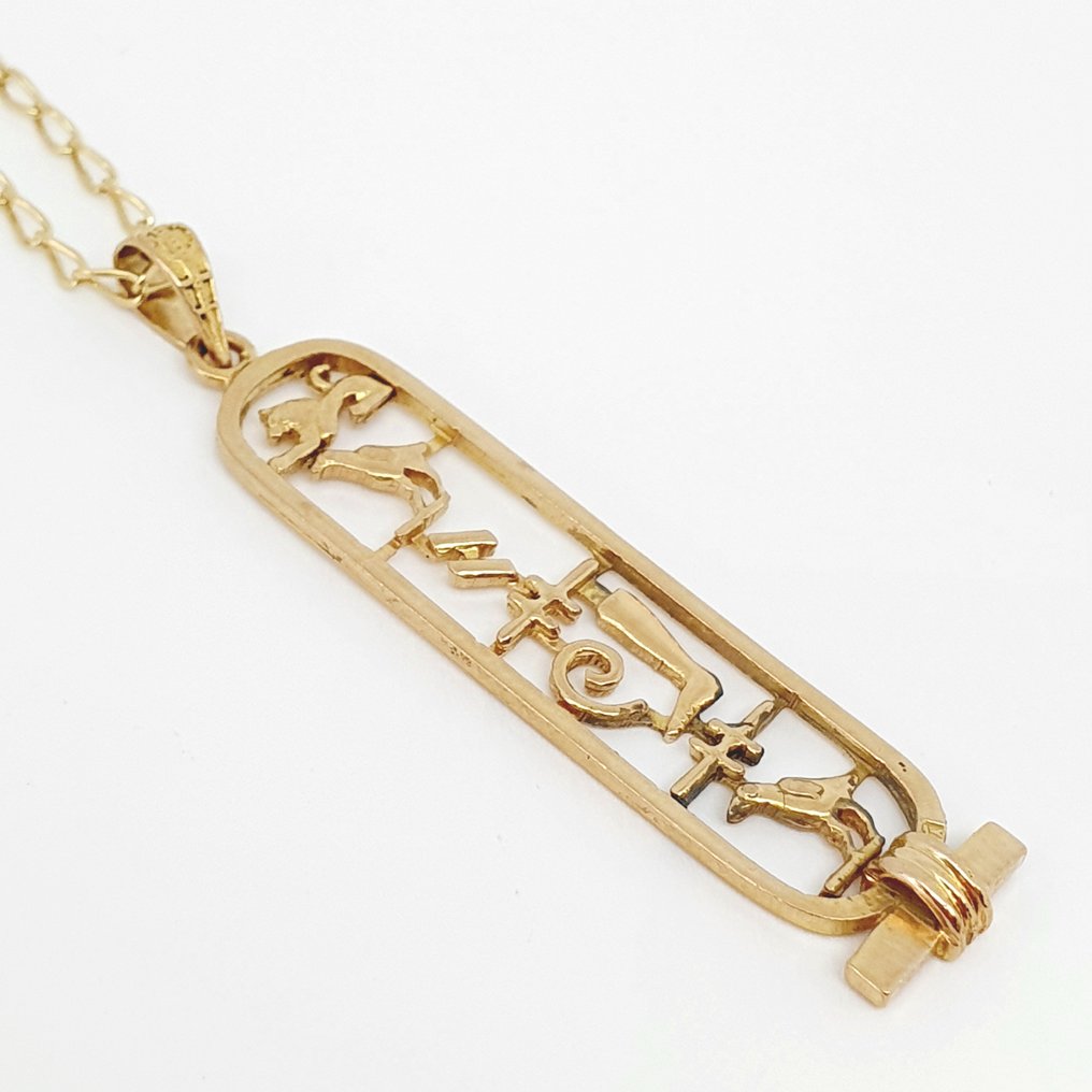 Κολιέ με μενταγιόν - 18 καράτια Κίτρινο χρυσό #4.3