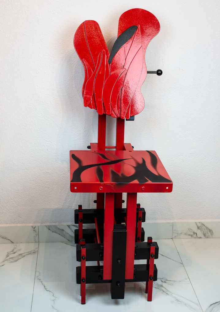 Anacleto Spazzapan - 椅子 - 铝, 钢 - 椅子 #1.0