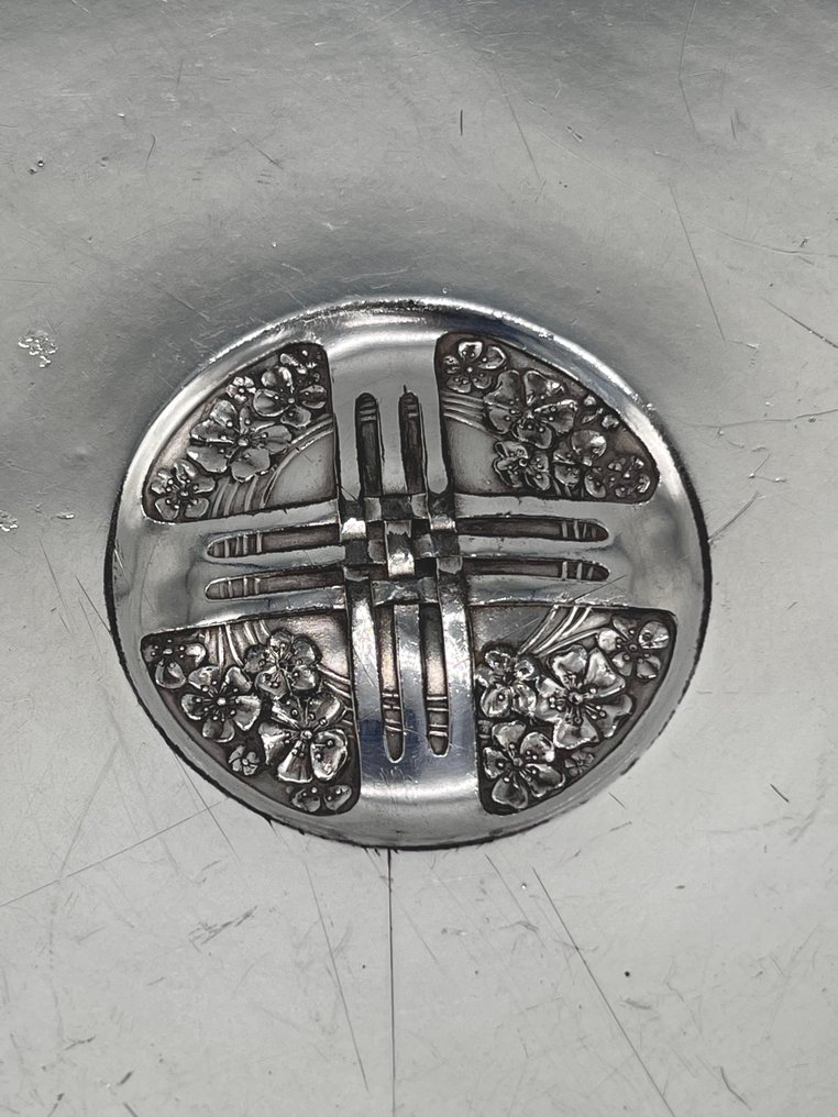 Bol de fructe - Placat cu argint, Sticlă - Pavilion de fructe în stil Art nouveau #4.3