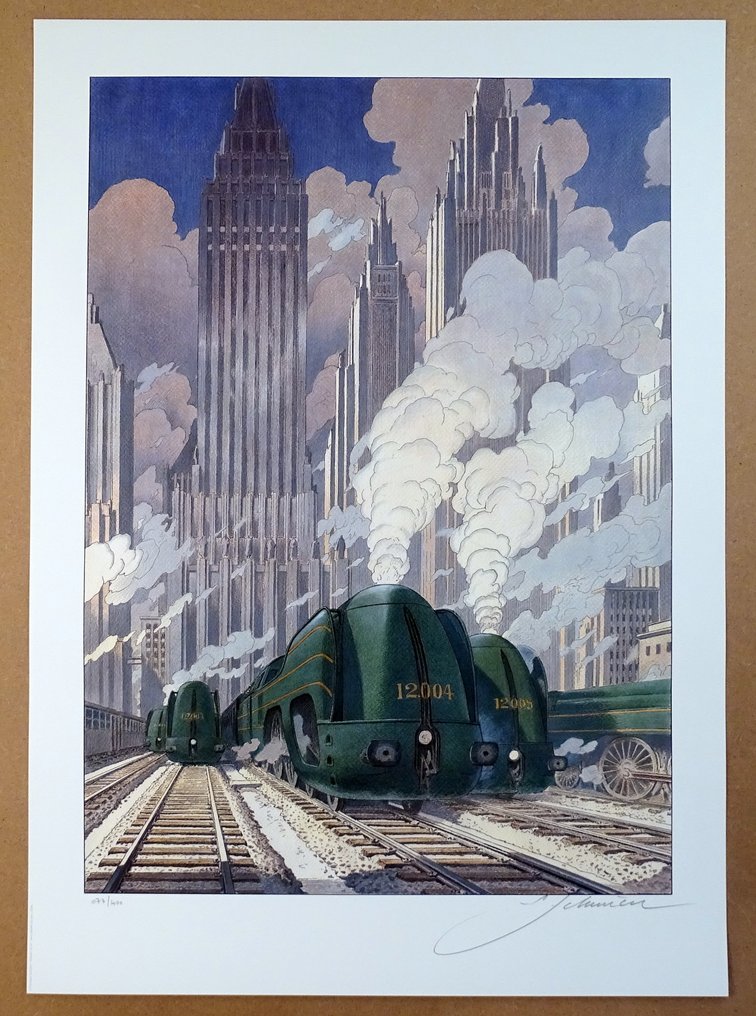 Schuiten, François - 1 Offset Print - La Type 12 - New York - 2024 #1.0