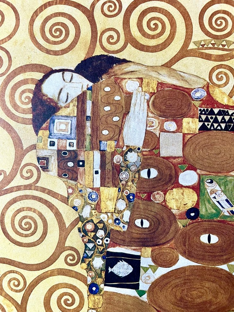 Gustav Klimt (after) - “The Embrace” (1905-1919) - 1990s #1.0