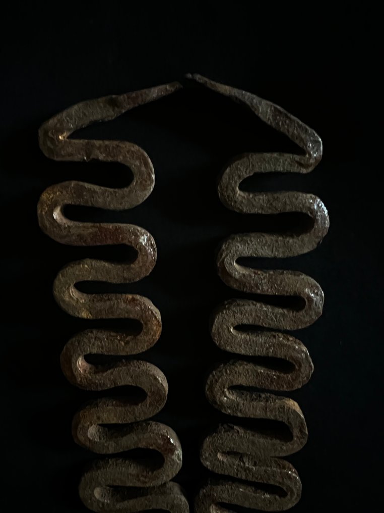 Nigeria, Chamba, Mumuye. Antique African Currency, Iron. Early 20th century (Ingen reservasjonspris) #4.3