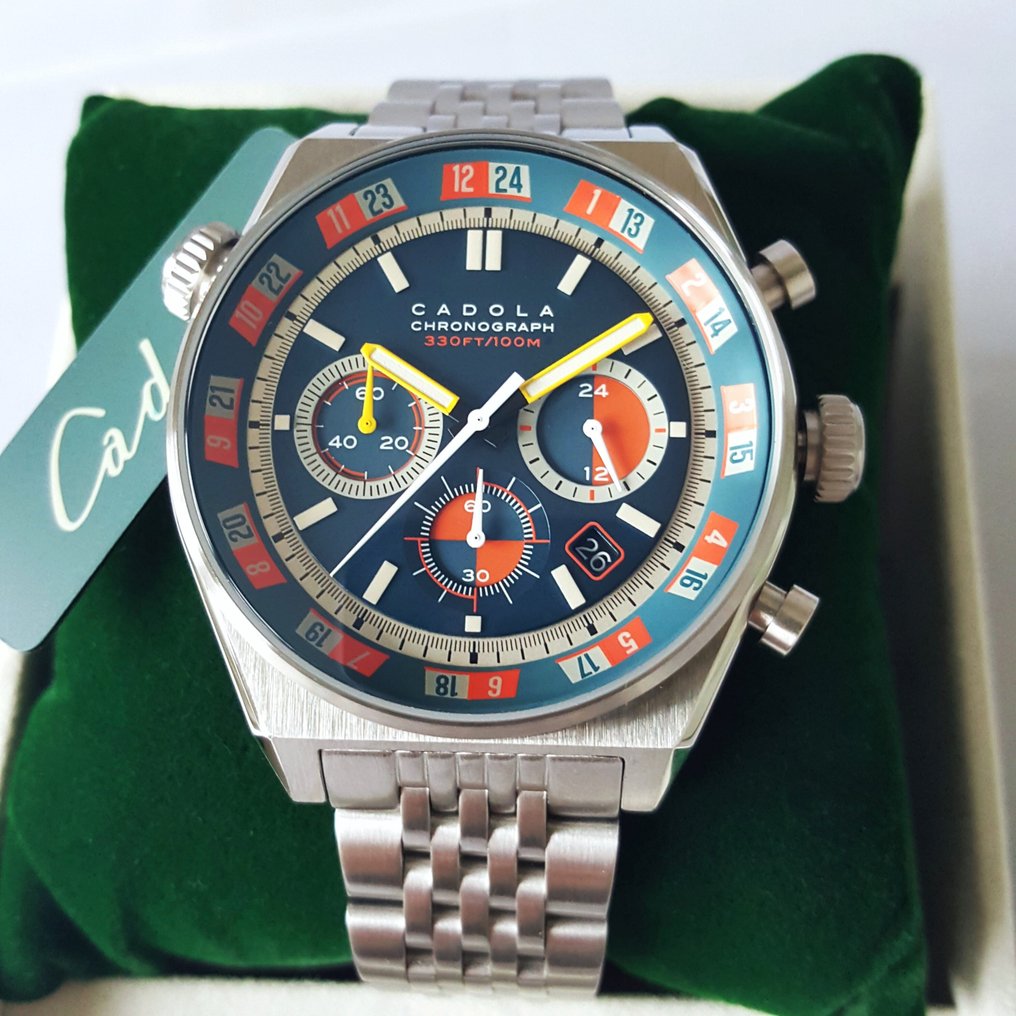 Cadola World Time Chronograph Seiko Movement Nitro Zonder Minimumprijs Heren Nieuw Catawiki