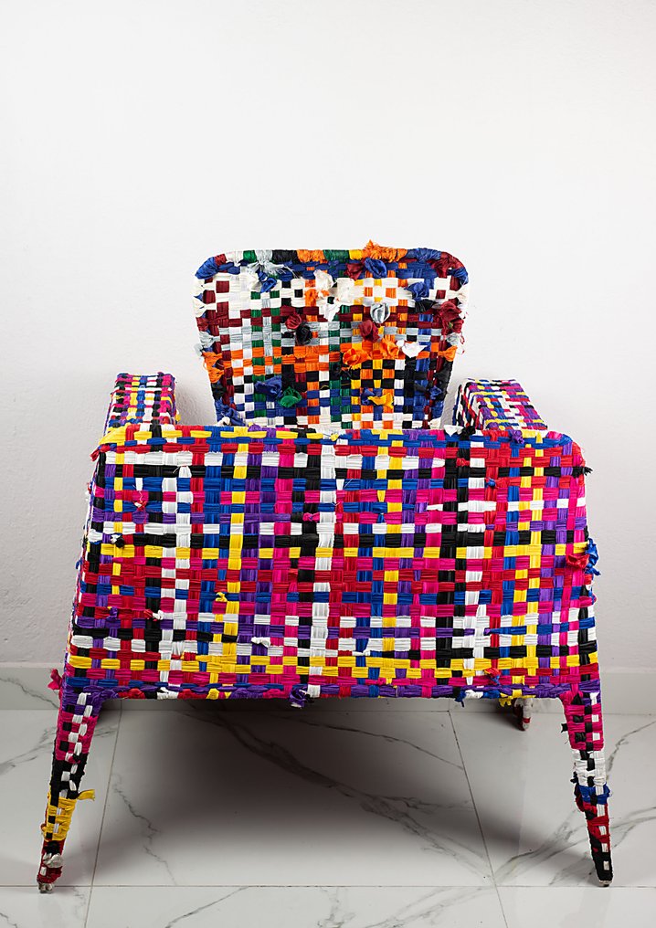 Anacleto Spazzapan - 扶手椅子 - 钢, 纺织品 #4.3