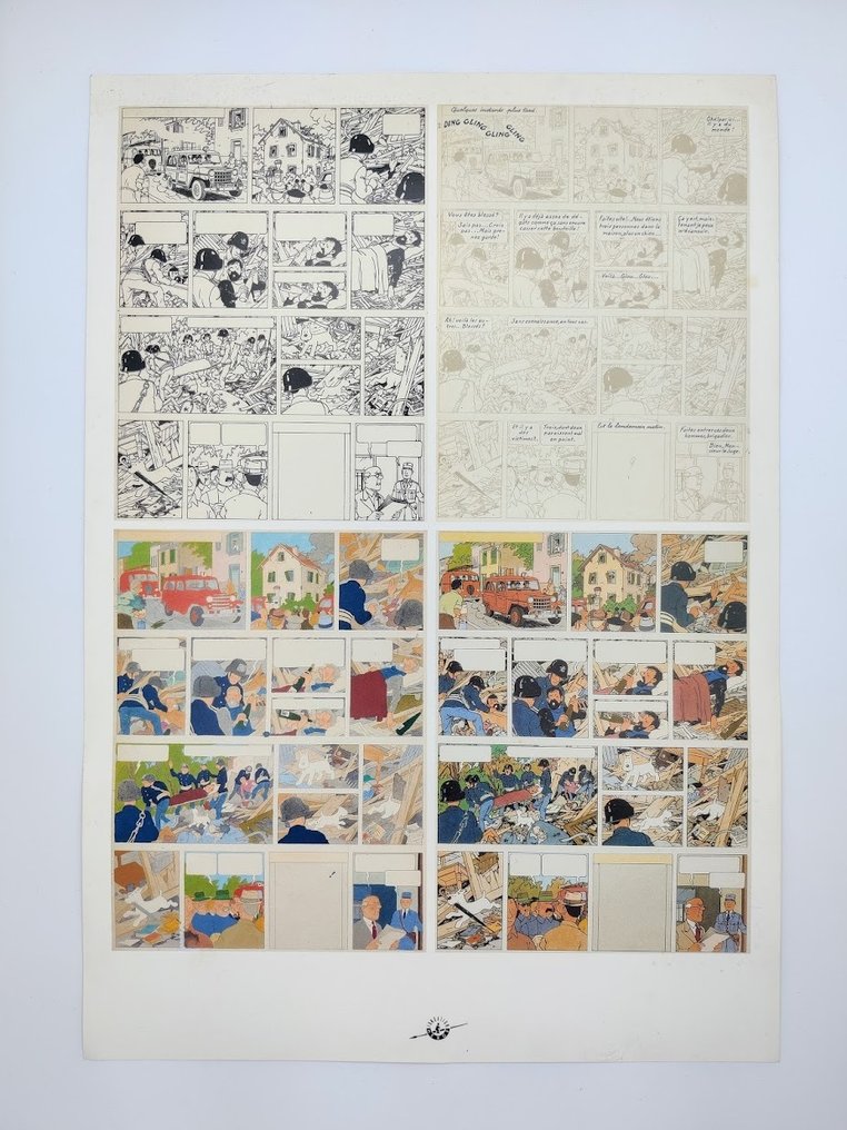 Tintin 1 Ensemble de 4 fac similes L Affaire Tournesol Edition limitee Catawiki