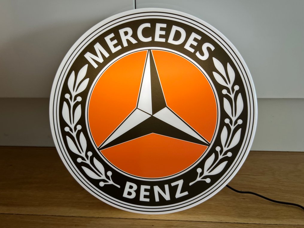 Sign - Mercedes-Benz - Large Mercedes AMG Illuminated Sign Lightbox #1.0