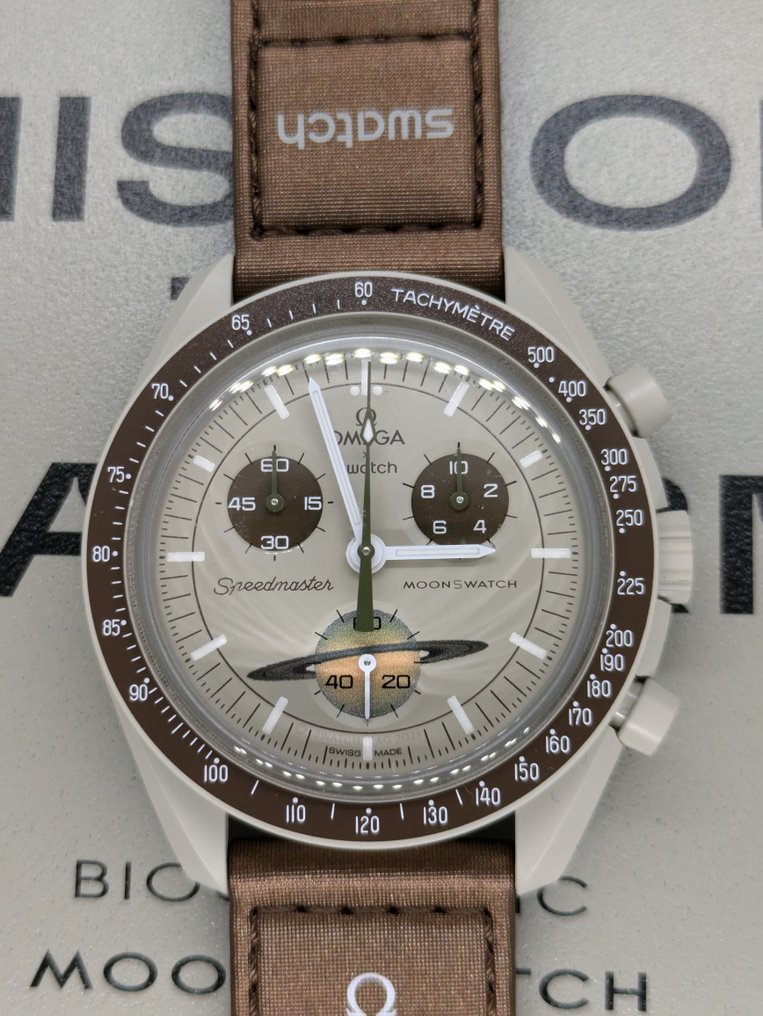 Omega x Swatch - MoonSwatch - Mission to Saturn - 没有保留价 - Saturn - 中性 - 2020年及之后 #3.2