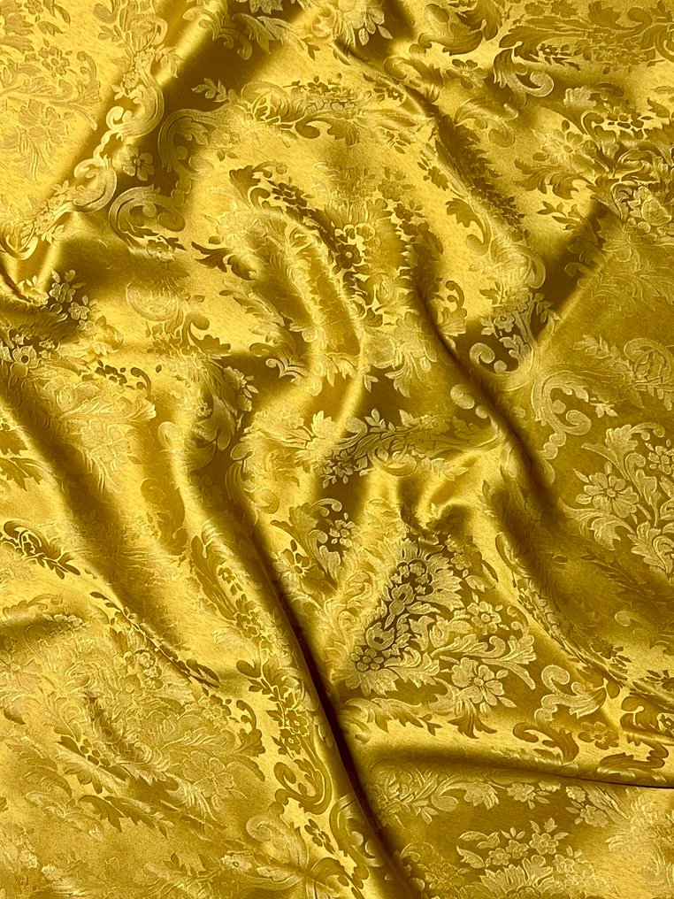San Leucio - 奢华帝国风格金色复古提花织物 - 紡織品  - 250 cm - 290 cm #1.0