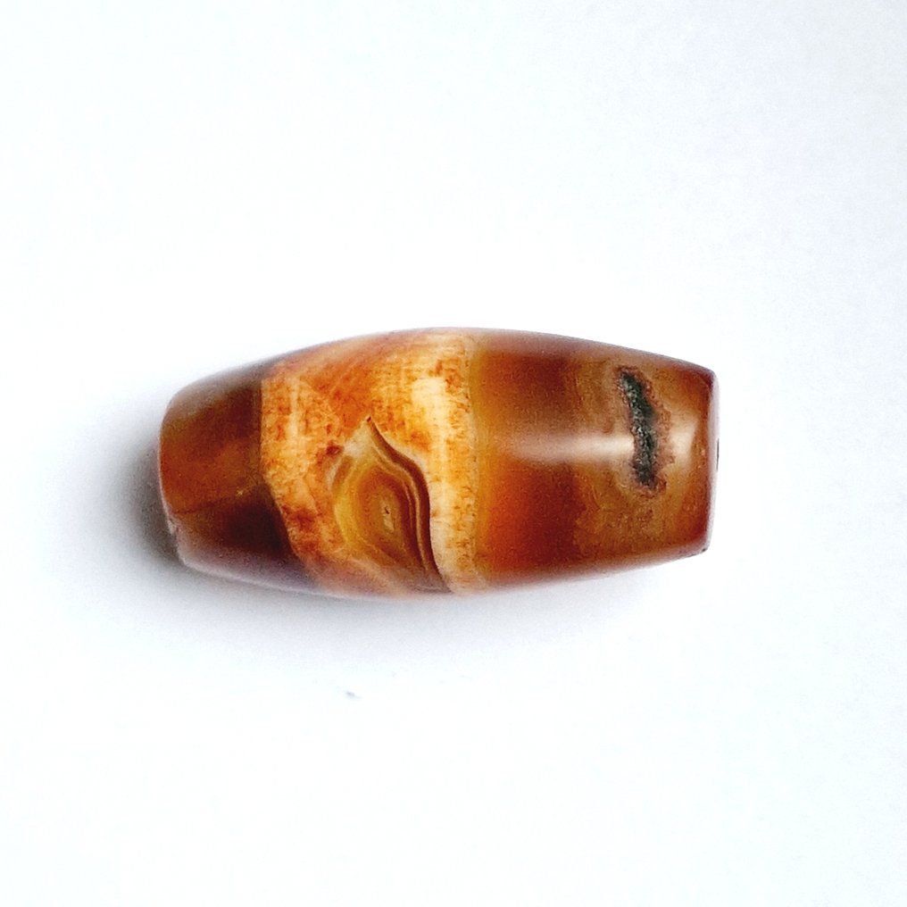 Ancient Central Asian Natural Banded Agate Bead Talisman 38 mm Catawiki