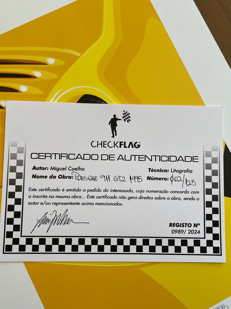 lithography - Porsche - 911 GT 2, 1995 - NO ENVIO A CANARIAS #2.1