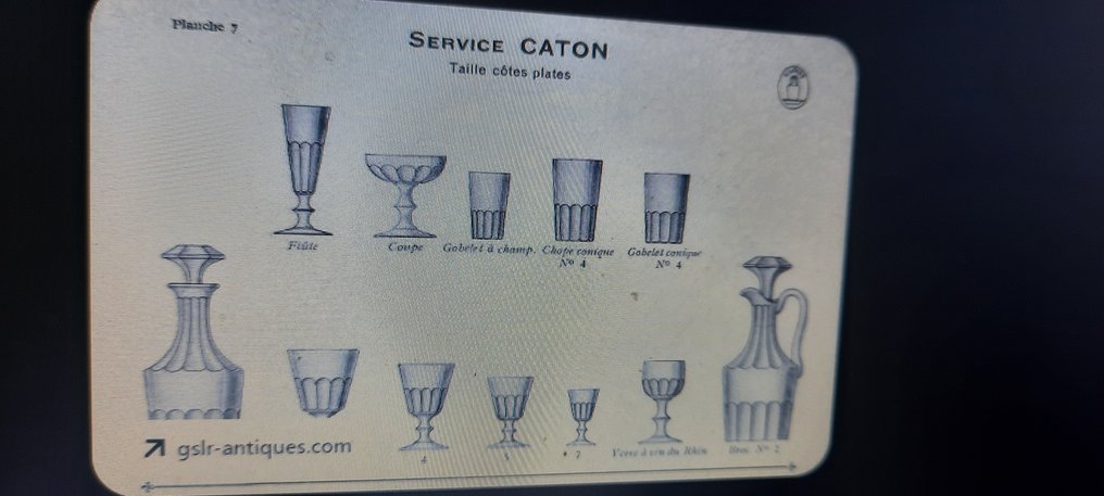 水杯 (6) - 玻璃 - 归因于 Baccarat #2.1