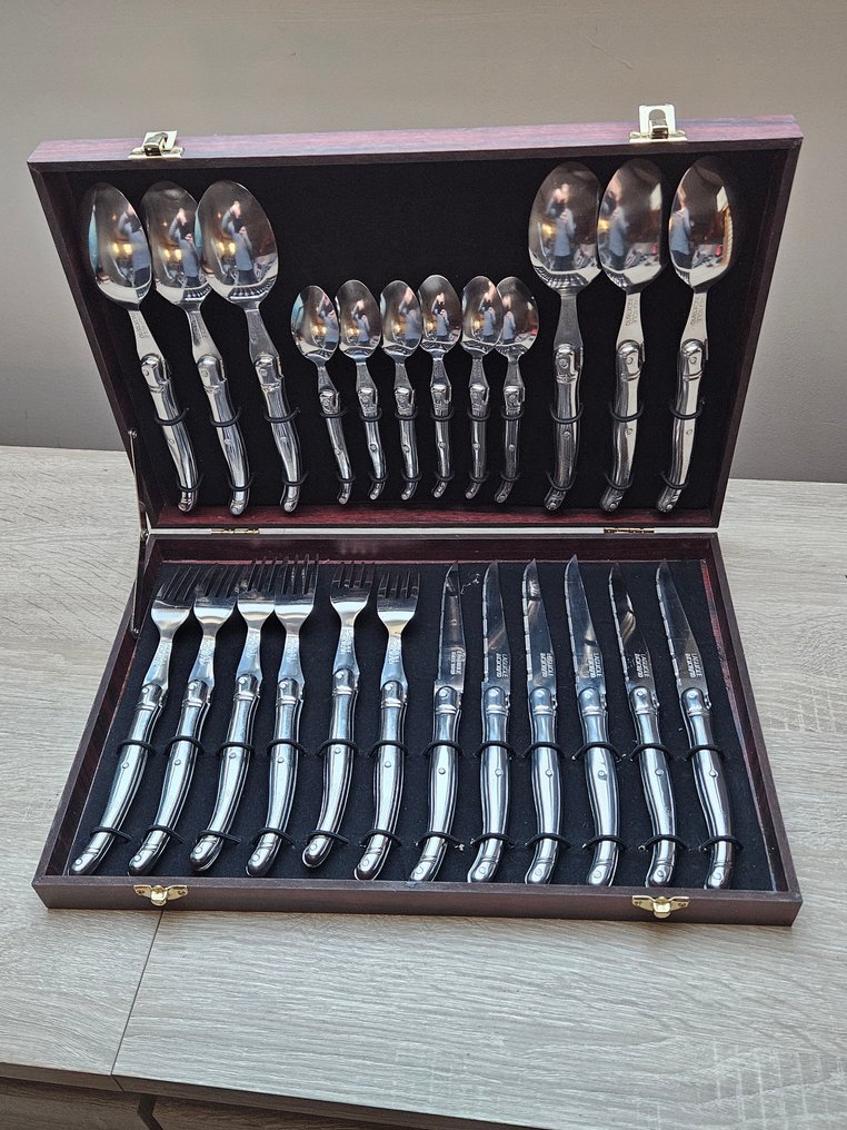 Laguiole - Servizio di posate (24) - acciaio inossidabile #1.0