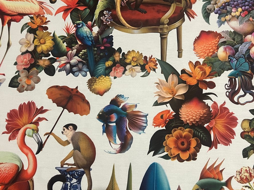 Esplosione di Colori: Tappezzeria in Cotone con Design Eclettico - Tessuto per tappezzeria - 500 cm - 140 cm #4.3