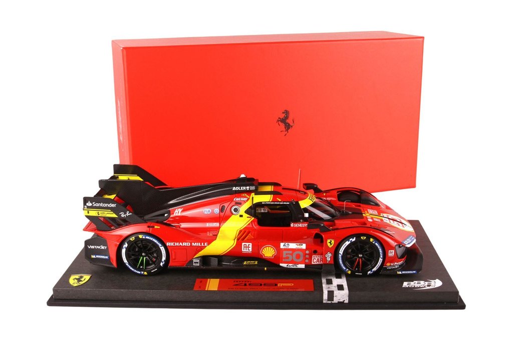 BBR 1:18 - Σπορ αυτοκίνητο μοντελισμού - Ferrari 499P Af Corse #50 24h Le Mans Pole Fuoco-Molina-Nielsen - Δεν υπάρχει κείμενο προς μετάφραση. #1.0
