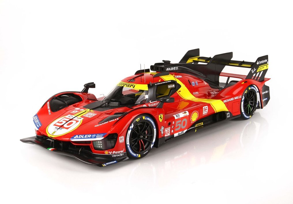 BBR 1:18 - Σπορ αυτοκίνητο μοντελισμού - Ferrari 499P Af Corse #50 24h Le Mans Pole Fuoco-Molina-Nielsen - Δεν υπάρχει κείμενο προς μετάφραση. #4.3