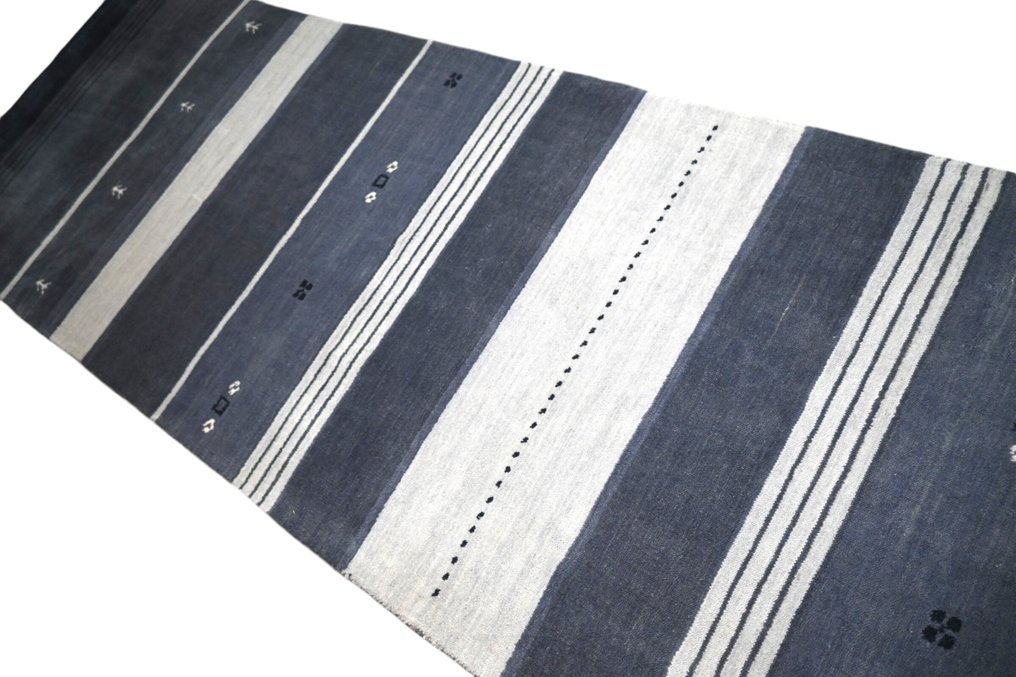 柔软条纹Gabbeh - 小地毯 - 315 cm - 80 cm - 未使用的 #3.2