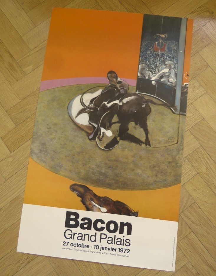 Francis Bacon (after) - Affiche originale d'exposition - Grand Palais - 1972 #3.2