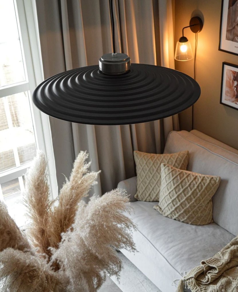 Herstal - Mikael Berlin - 吊灯 - 声音 600 - 大号 - 黑色 - 金属 - 无底价 #2.1