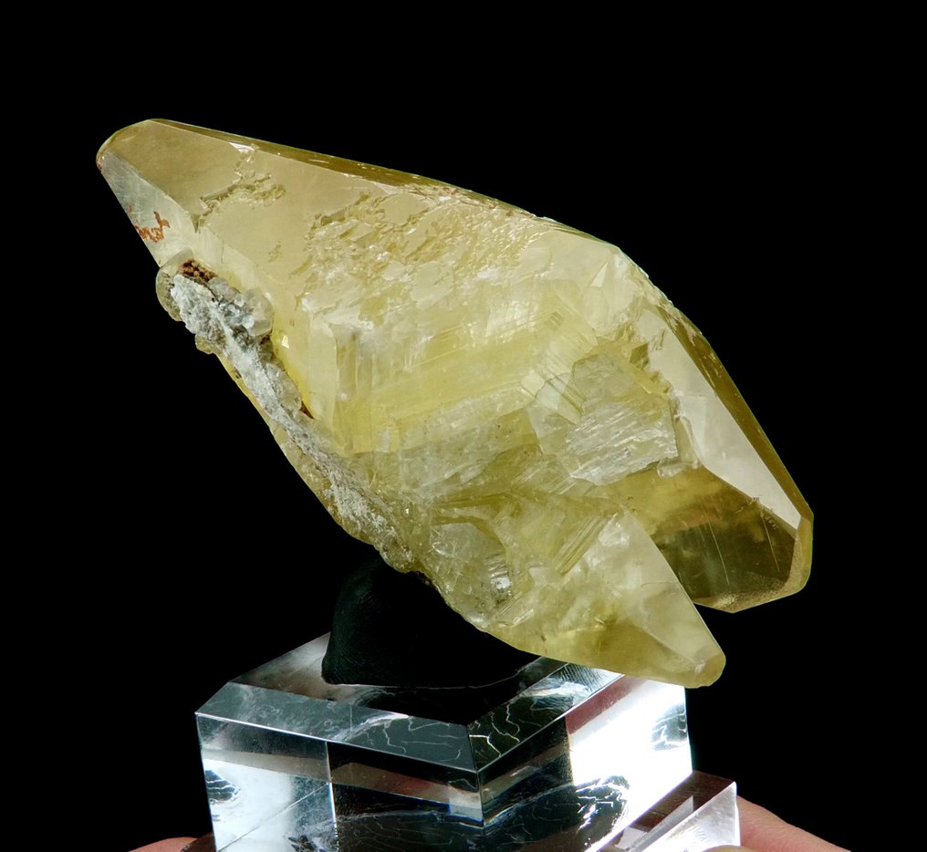 Kalsiittikaksois - Picher Field, Tri-Staten piiri, Kansas, USA - Korkeus: 9.3 cm - Leveys: 4.6 cm- 166 g #3.2