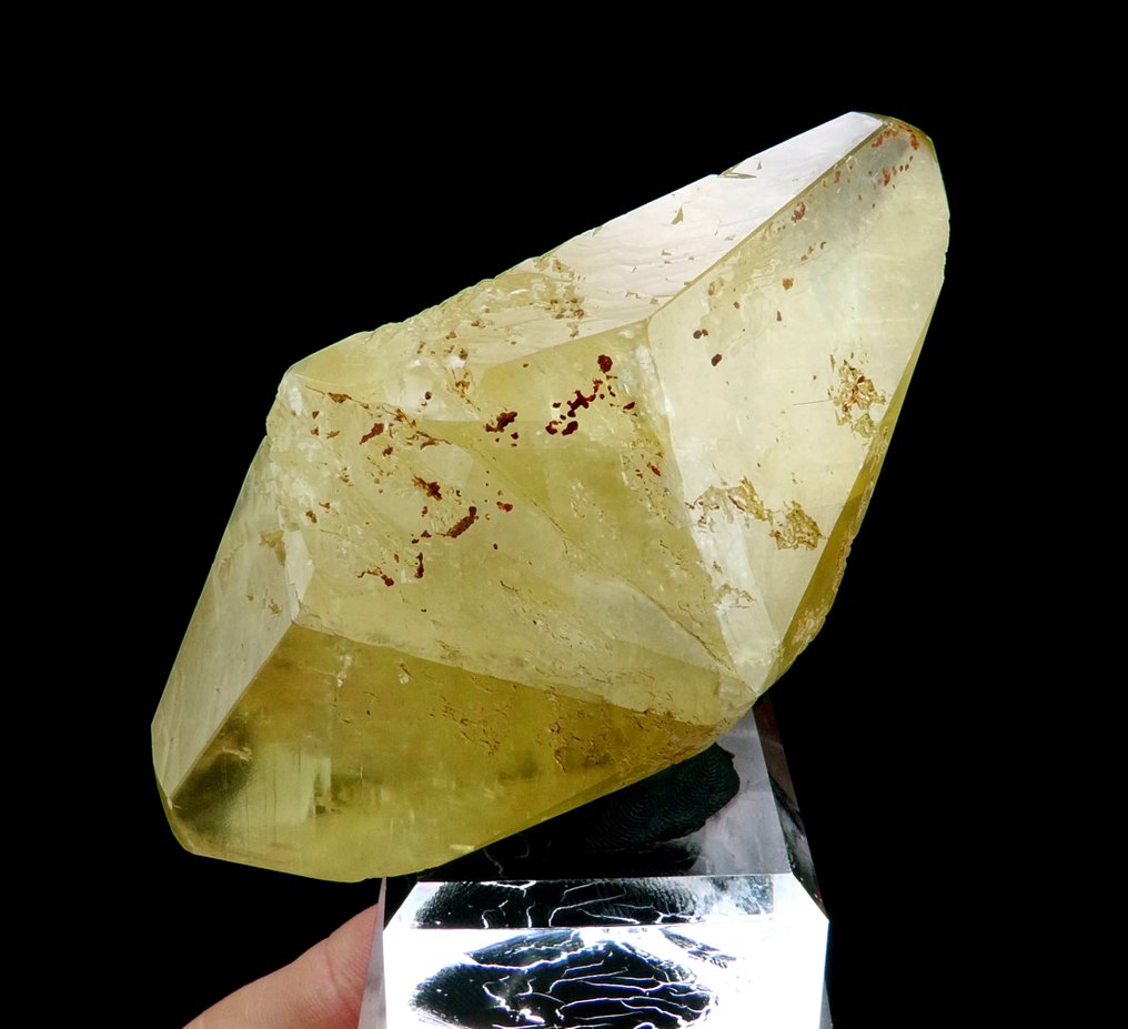 Kalsiittikaksois - Picher Field, Tri-Staten piiri, Kansas, USA - Korkeus: 9.3 cm - Leveys: 4.6 cm- 166 g #2.1