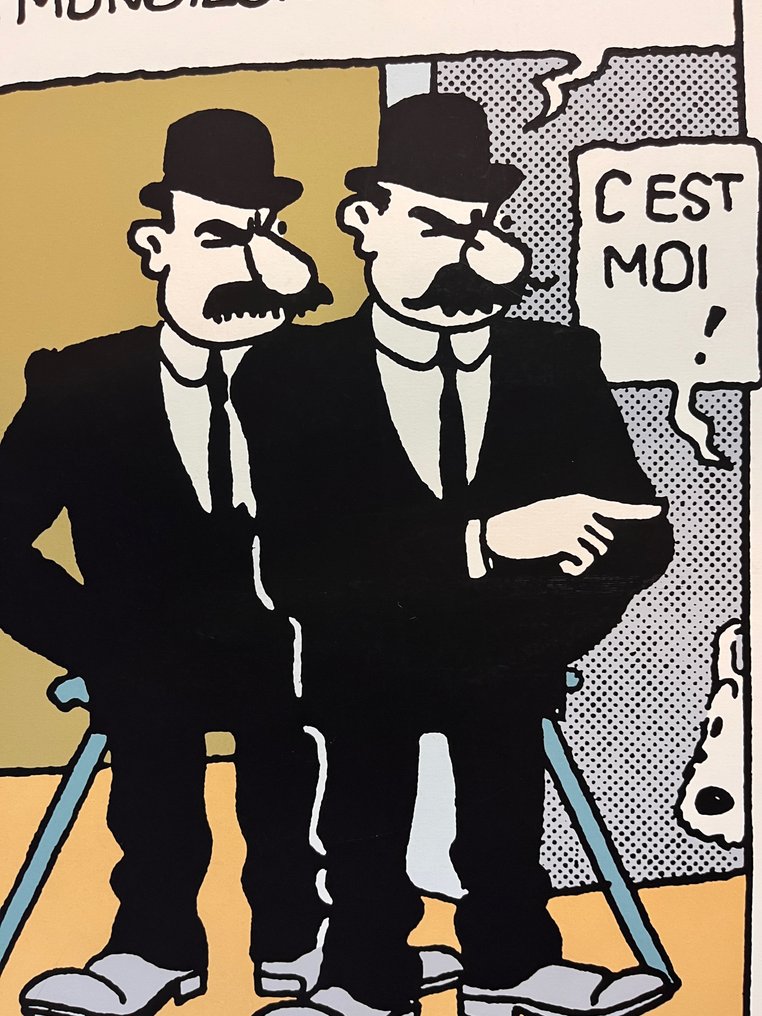 Tintin - 1 Siebdruck Hell Dunkel - 60. Geburtstag - Die Dupondt #3.2