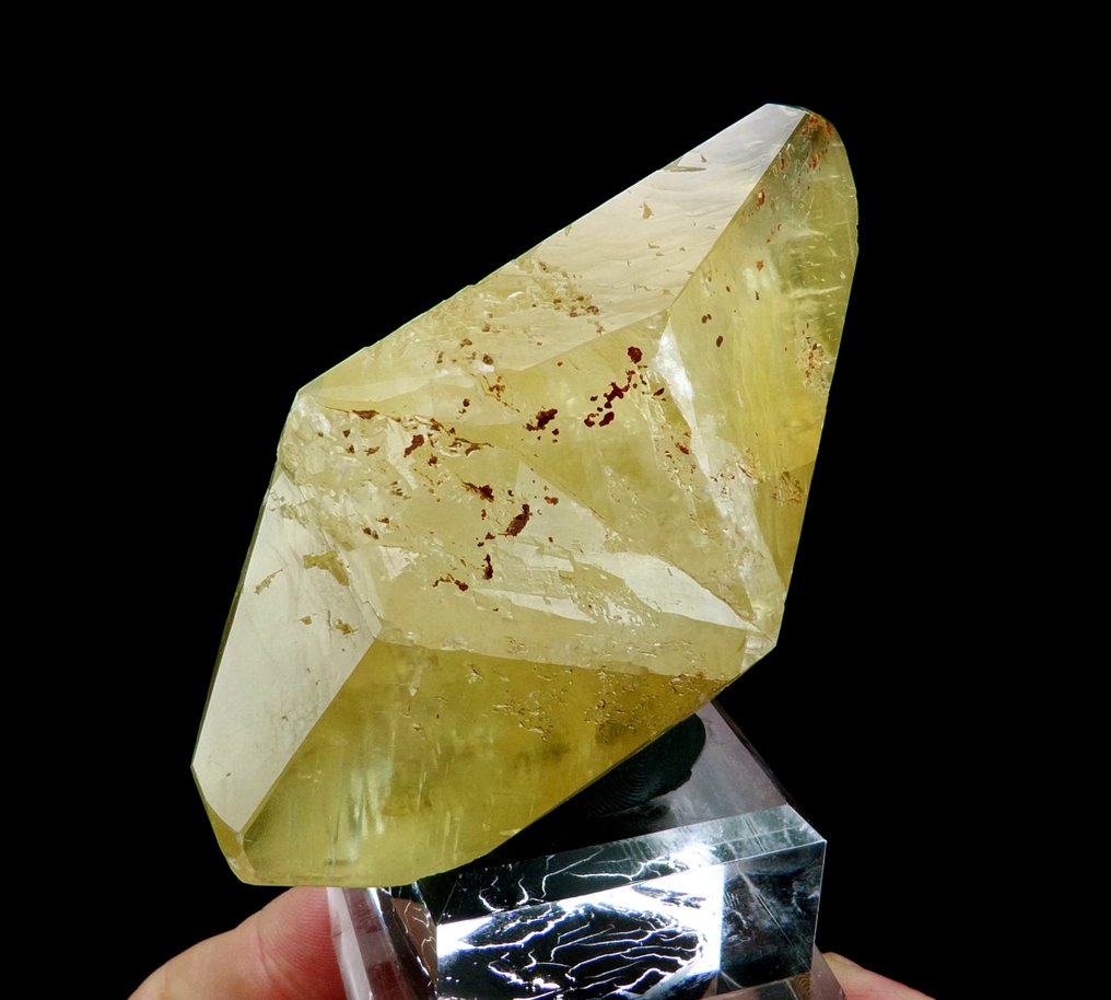 Kalsiittikaksois - Picher Field, Tri-Staten piiri, Kansas, USA - Korkeus: 9.3 cm - Leveys: 4.6 cm- 166 g #2.2