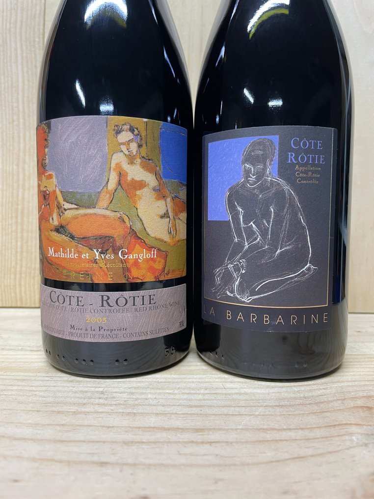 2005 Domaine Gangloff - Côte-Rôtie "La Sereine Noire" & Côte-Rôtie "La Barbarine" - Rhône - 2 Flaske (0,75L) #1.1