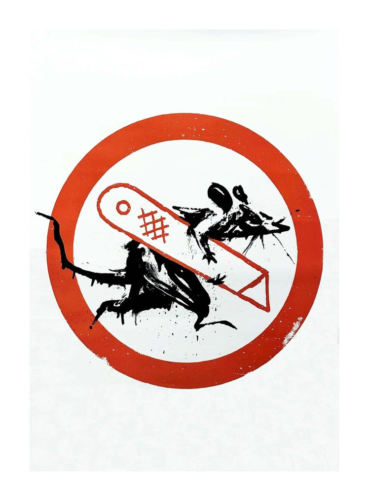 Banksy (1974) - Cut & Run GoMa Exhibition Poster Set #3.2