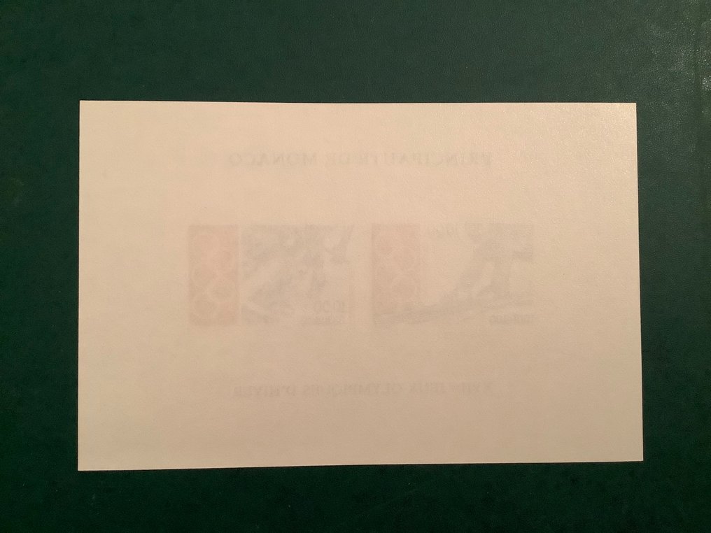 Monaco 1994 - Olympic Winter Games - untamed block - Yvert blok 63a #2.1