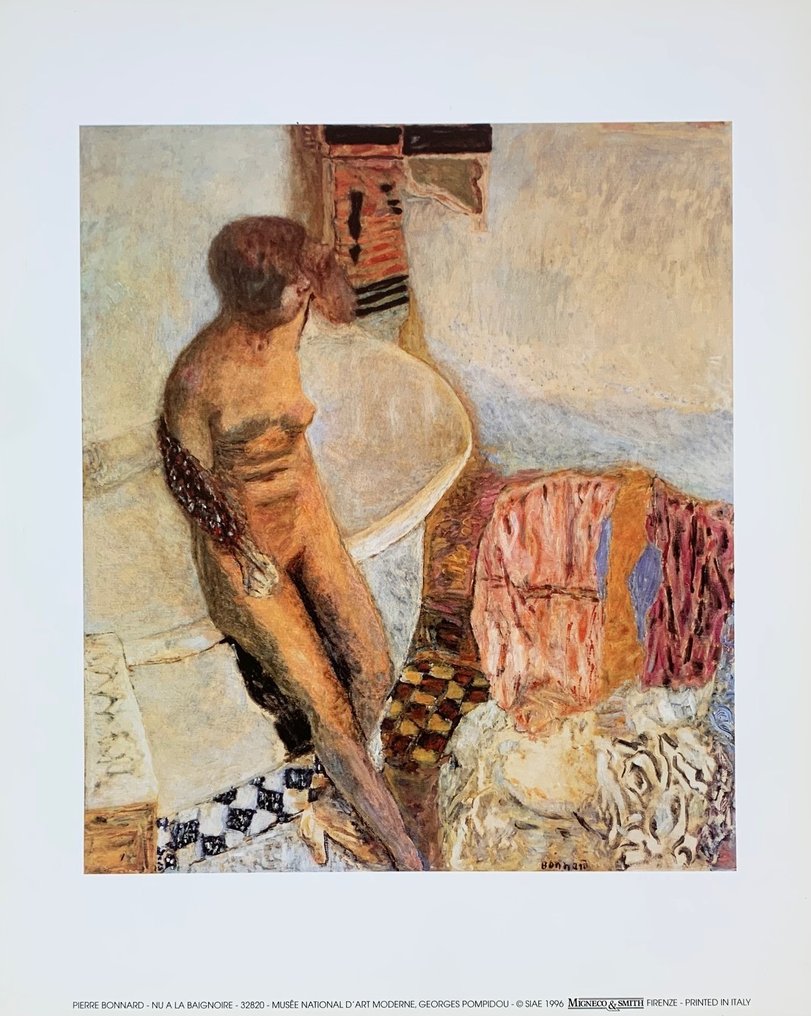 Pierre Bonnard (1867-1947) - Nu à la baignoire, 1931 - Artprint - 30 x 24 cm #1.0