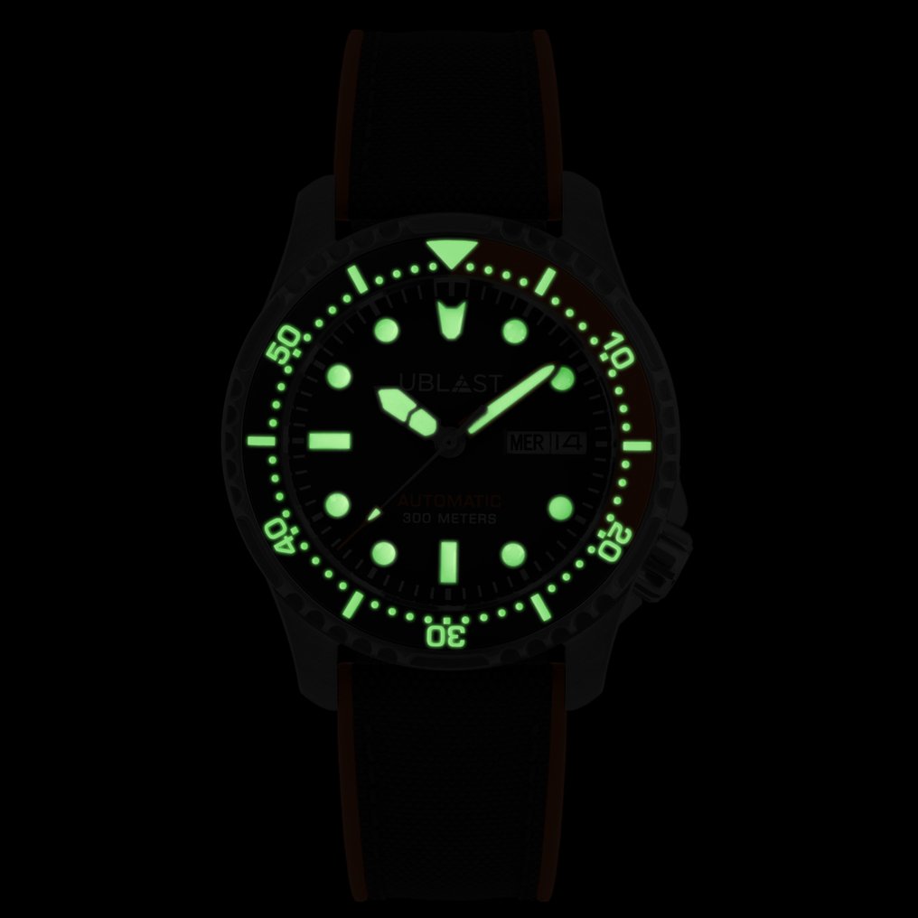 Ublast - Submerged 30 ATM - REF.UBSBM40CBKO - Rubber Strap - Herren - 2025 #4.3