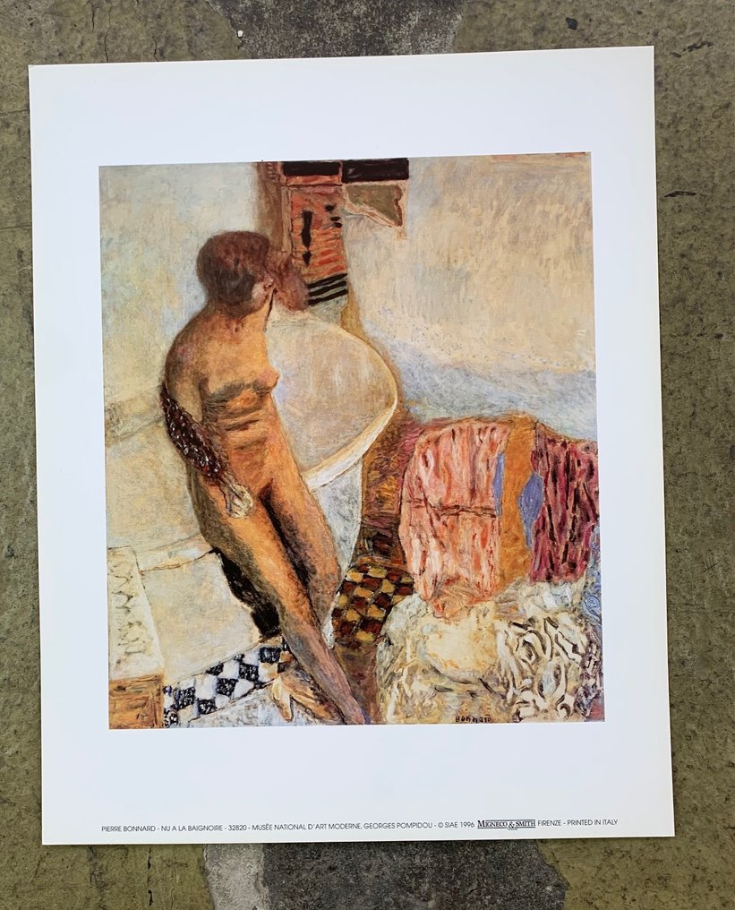 Pierre Bonnard (1867-1947) - Nu à la baignoire, 1931 - Artprint - 30 x 24 cm #1.0