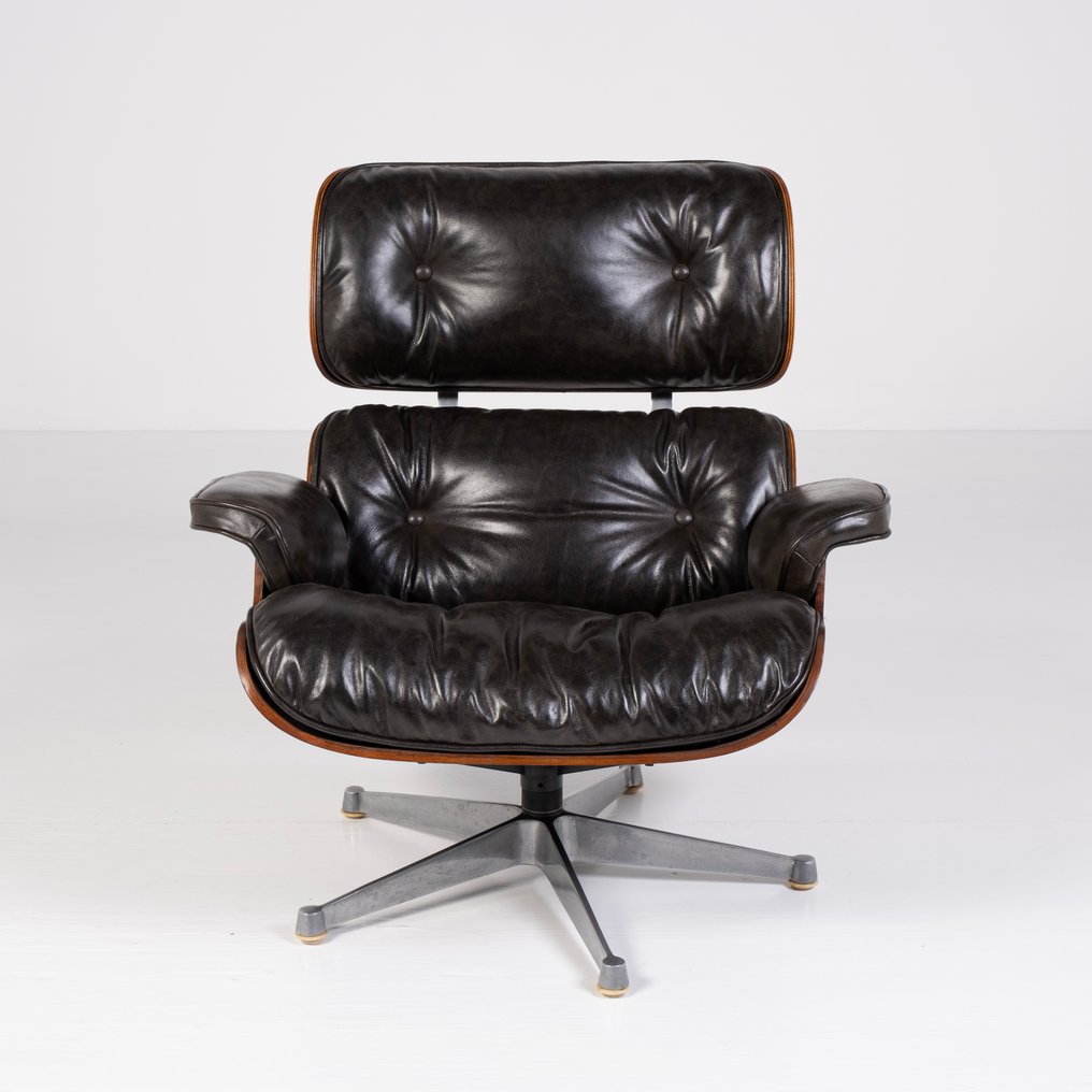 Herman Miller, ICF - Charles Eames, Ray Eames - Fotoliu - Scaun de lounge - Lemn de trandafir #1.2