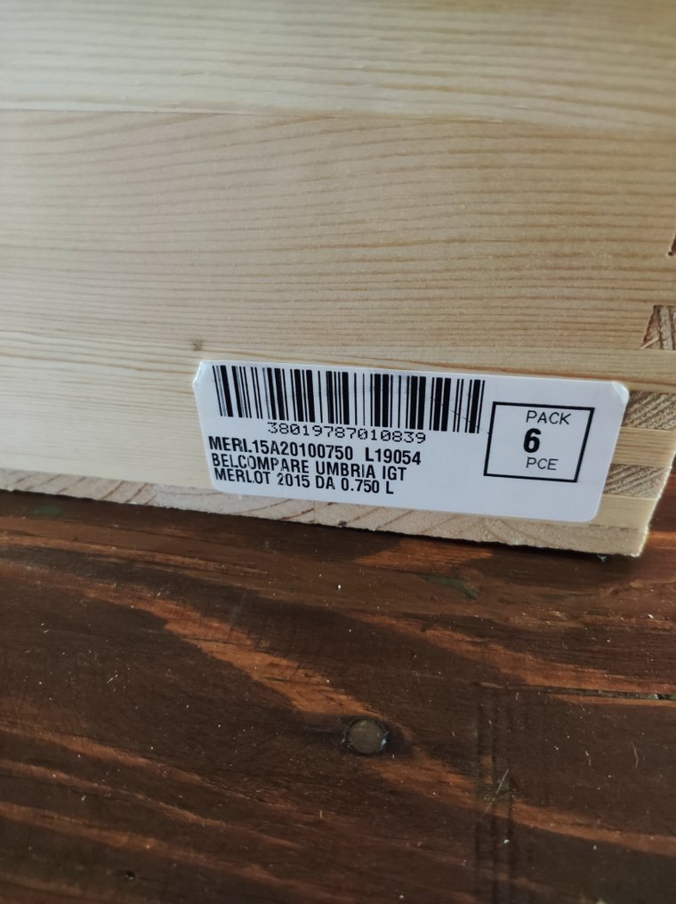 2015 Arnaldo Caprai Limited Edition Signature Belcompare - Umbrien - 6 Flasker (0,75 L) #2.1