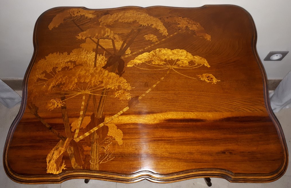 Emile Gallé Table Wood Catawiki