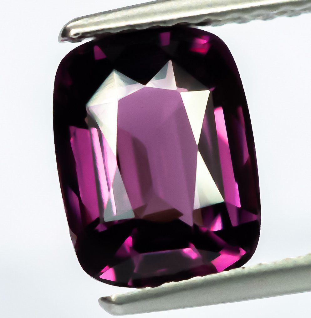 Sem preço de reserva Espinela  - 2.21 ct - Antwerp Laboratory for Gemstone Testing (ALGT) - Roxo Profundo-Rosa #2.1