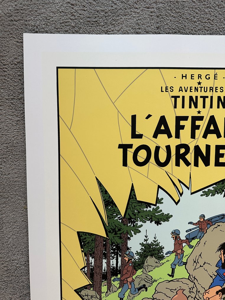 Tintin Sérigraphie Escale - L'affaire Tournesol - 1 Sérigraphie - 1987 #2.1