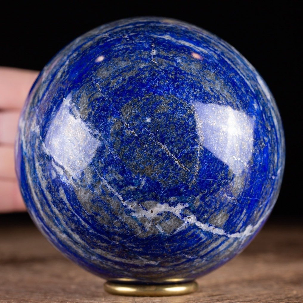 Royal Blu - Deep Blu Lapis Lazuli Sphere - Height: 110 mm - Width: 110 mm- 2140 g #1.0