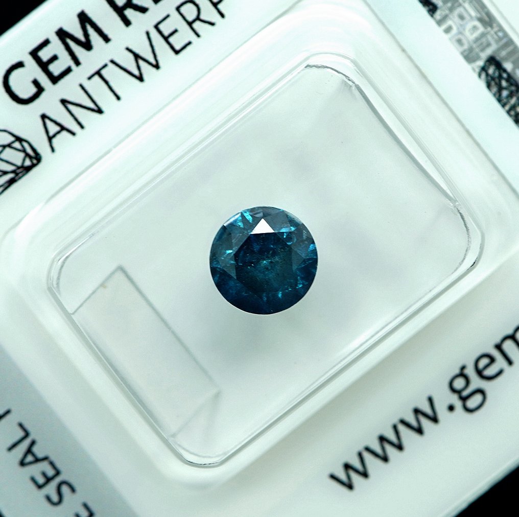1 pcs Diamant (Traitement de couleur) - 1.20 ct - I2 - Gem Report Antwerp (GRA) #3.2