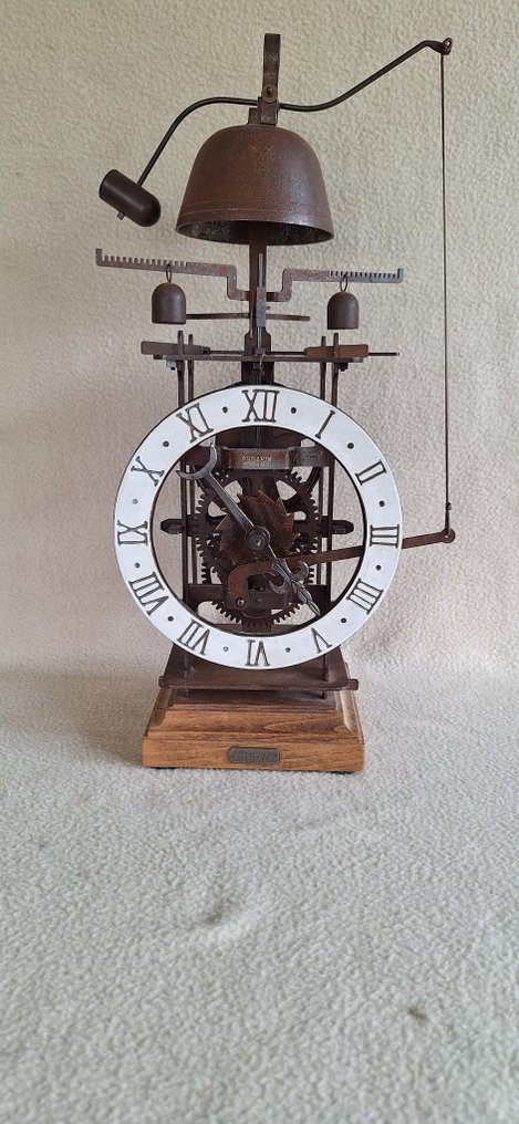 Gothic style table clock - Ardavin Medieval Clocks -   Iron (cast wrought), brass - 1960-1970 #2.1